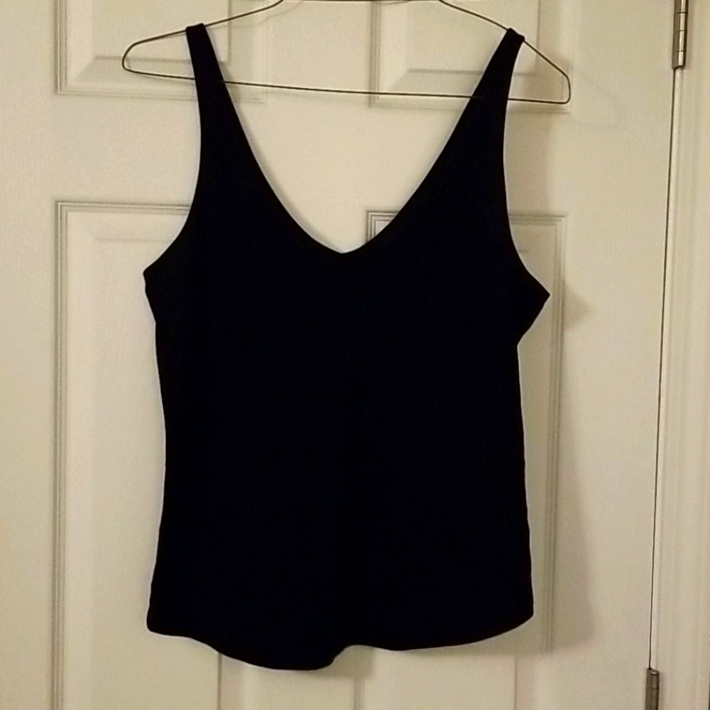 Black tank top